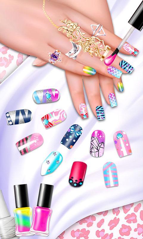 Screenshot of Fashion Blogger Girl: Nail Art