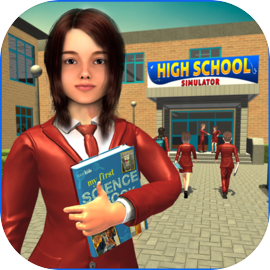 高中女孩模擬器：虛擬生活遊戲3D