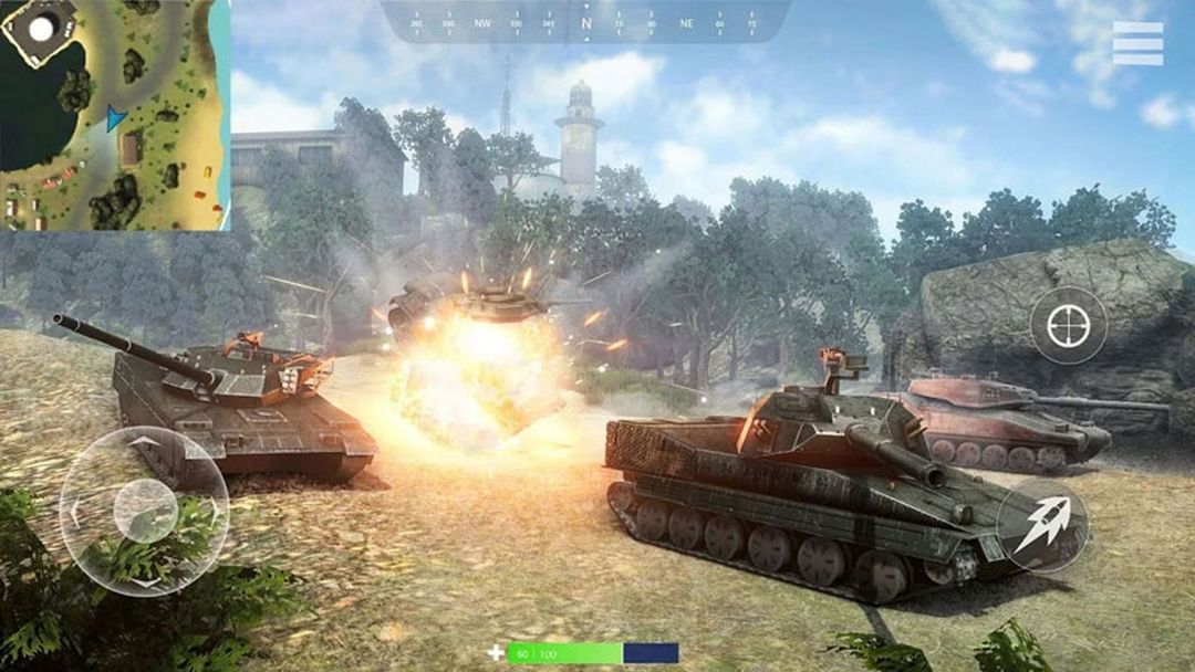 Screenshot of 坦克集结战
