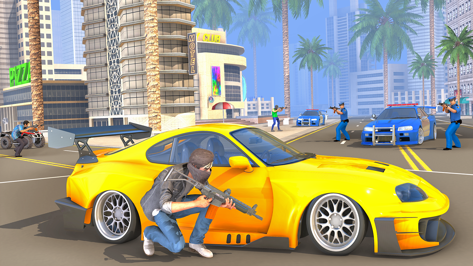 Cuplikan Layar Game City Gangster: Crime Simulator