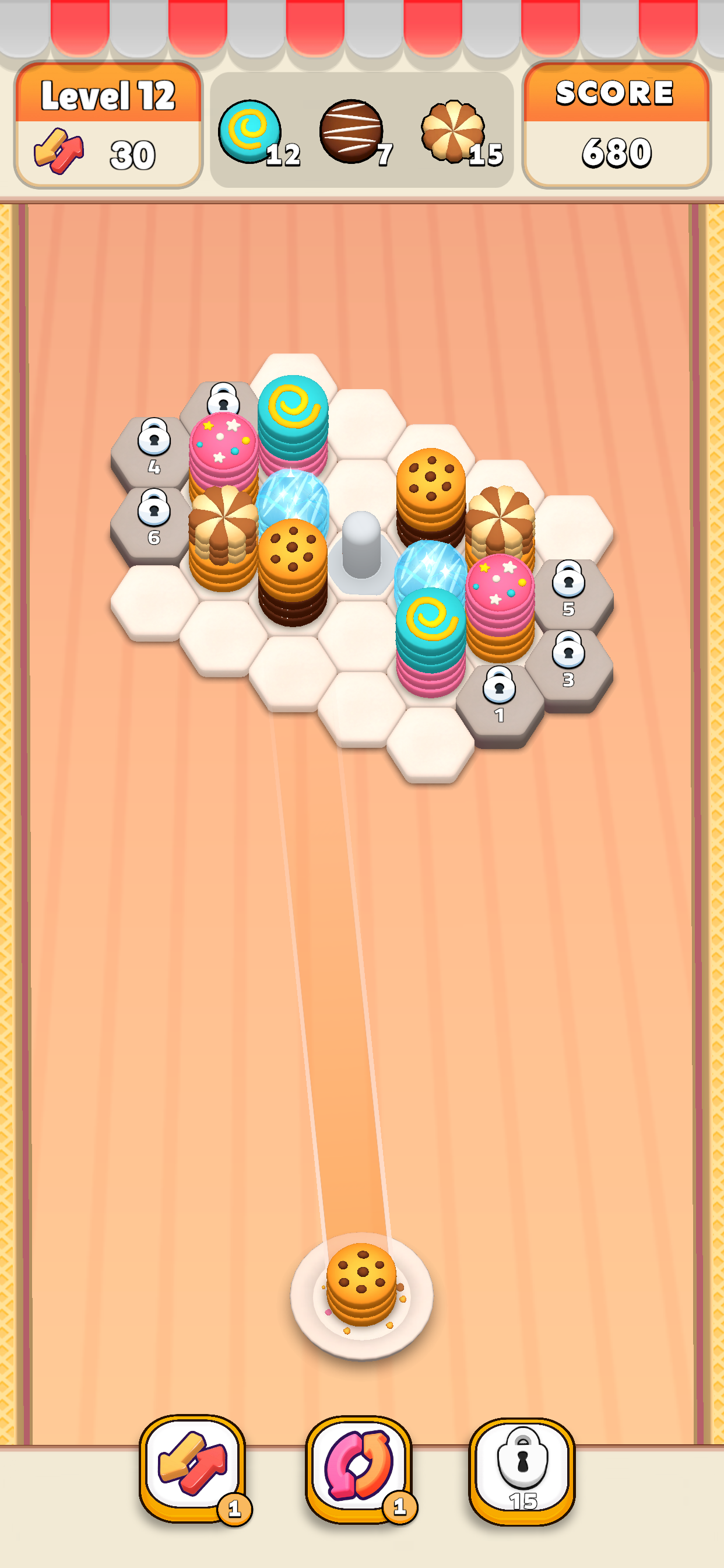 Cookie Sort 3D Game Screenshot