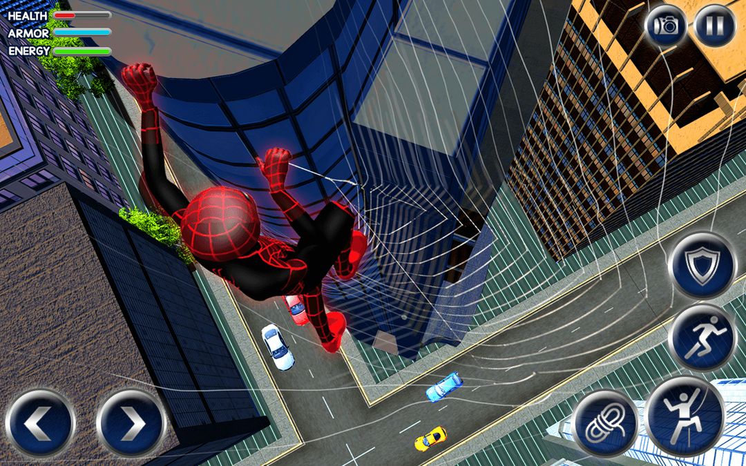 Flying Superhero War -  Grand City Emergency screenshot game