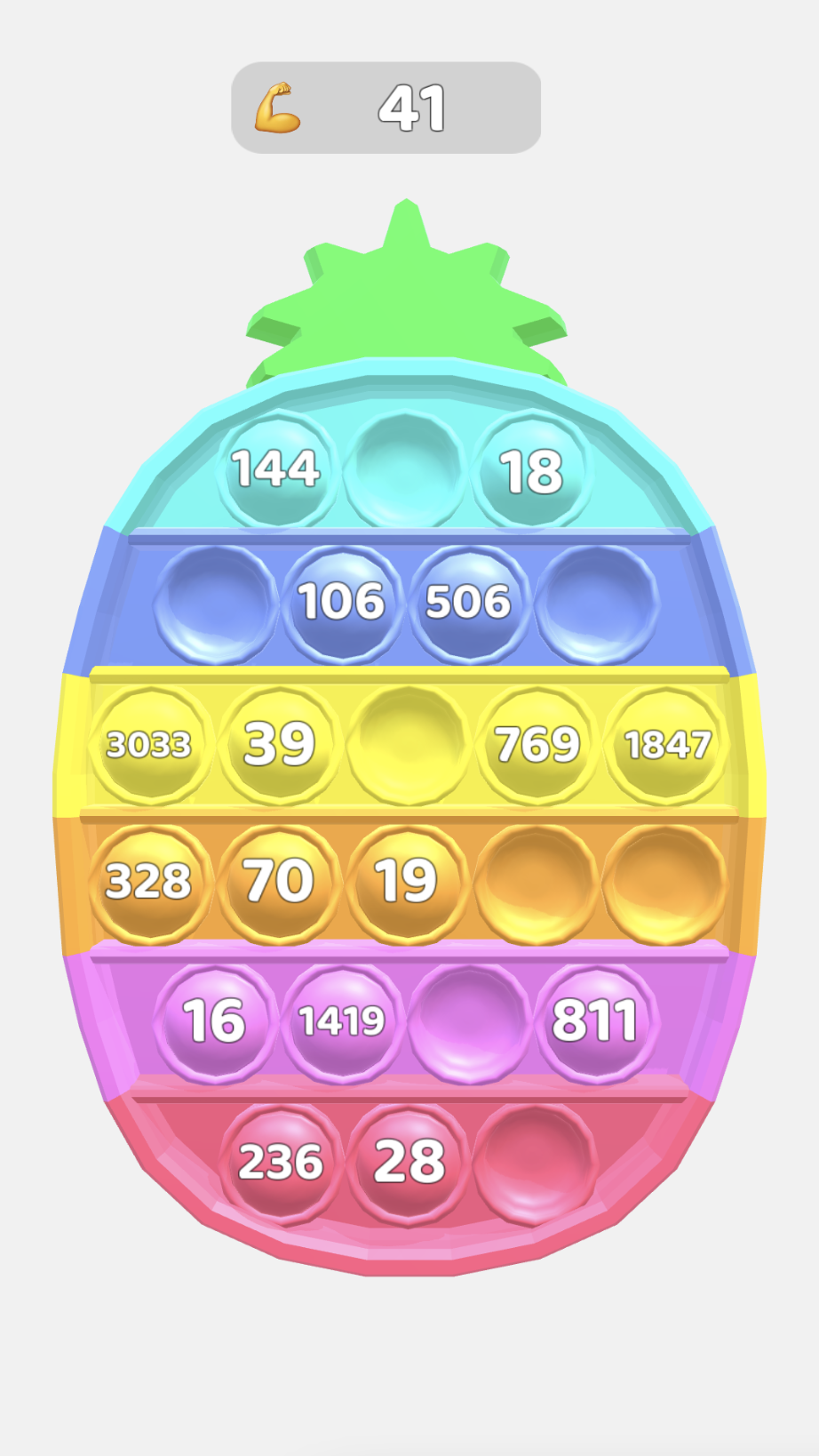 Screenshot of Pop It Rush