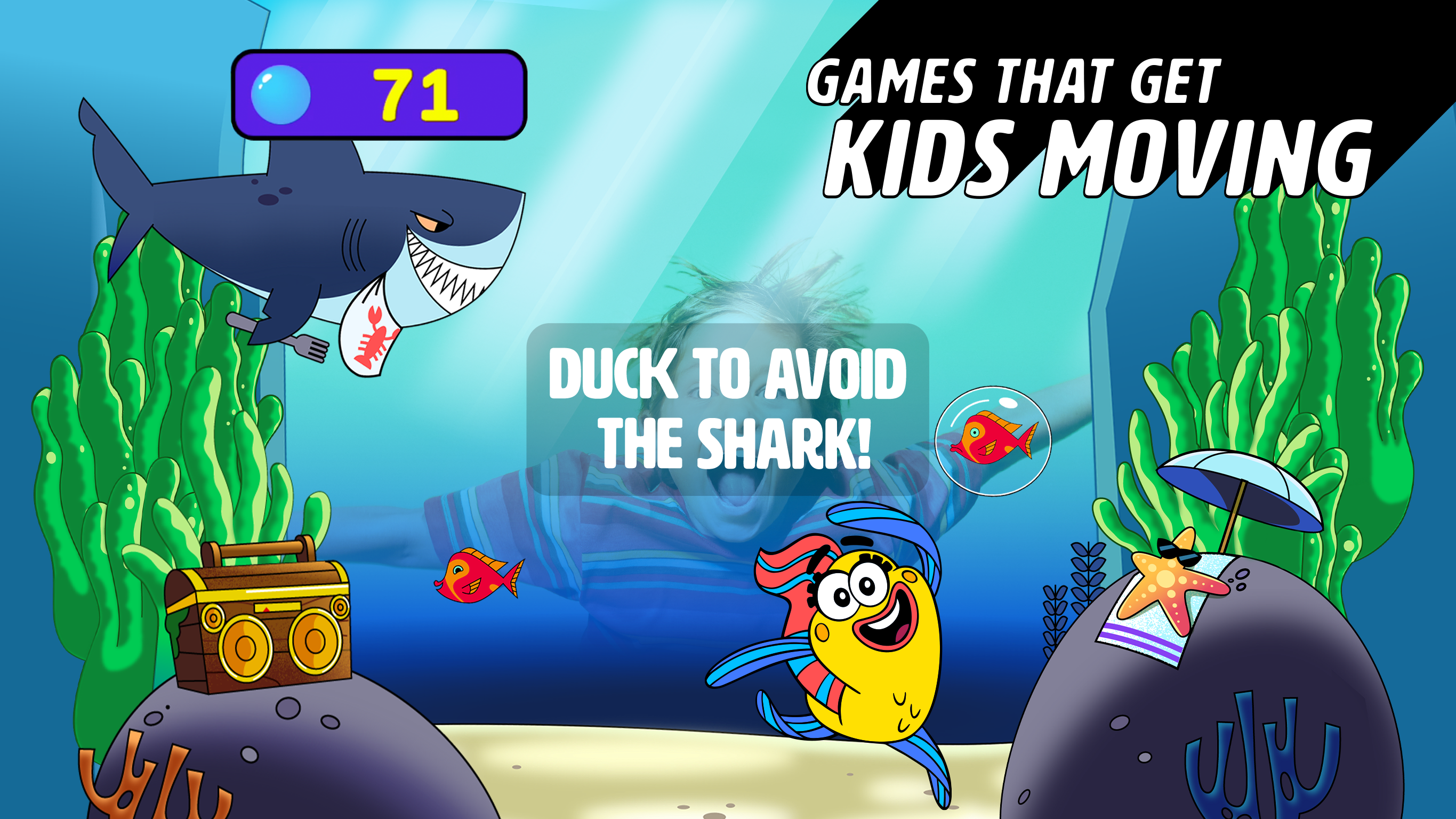 Screenshot 1 of GoNoodle Games - ကလေးများကို လှုပ်ရှားစေသည့် ပျော်စရာဂိမ်းများ 5.1.2