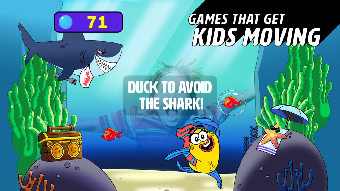 Screenshot of GoNoodle Games - Fun games that get kids moving