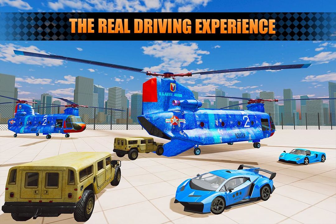 US Police City Car Transport Truck 3D screenshot game