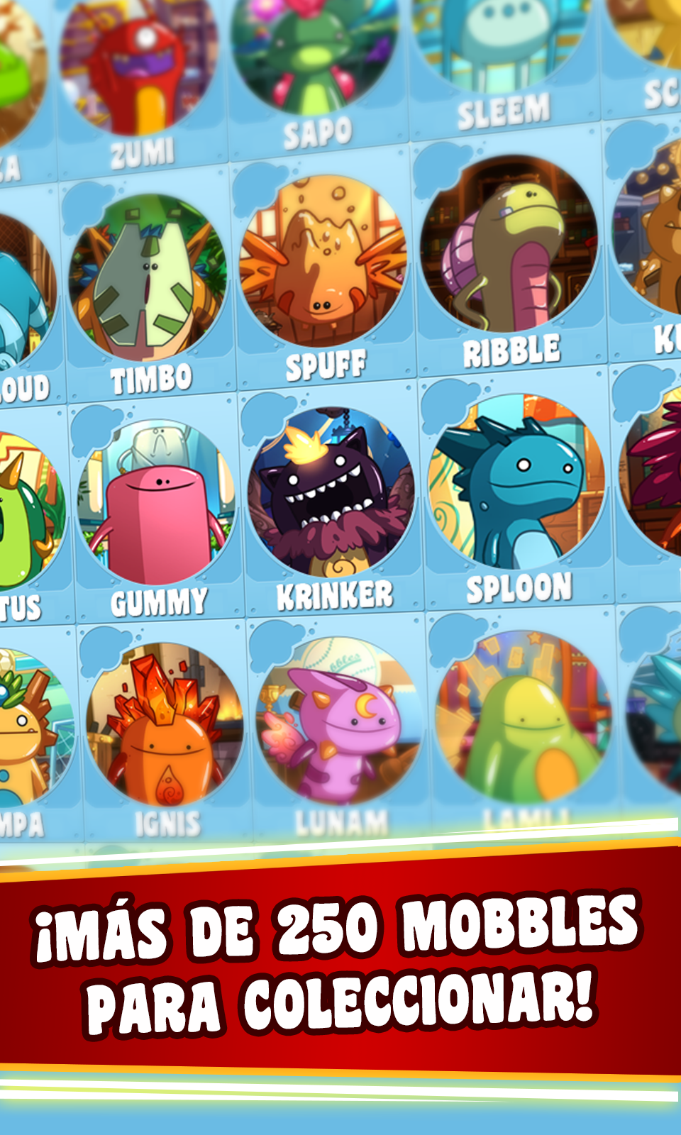 Captura de Pantalla del Juego Mobbles - the mobile monsters