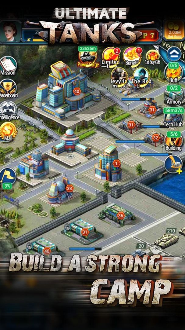 Ultimate Tanks screenshot game