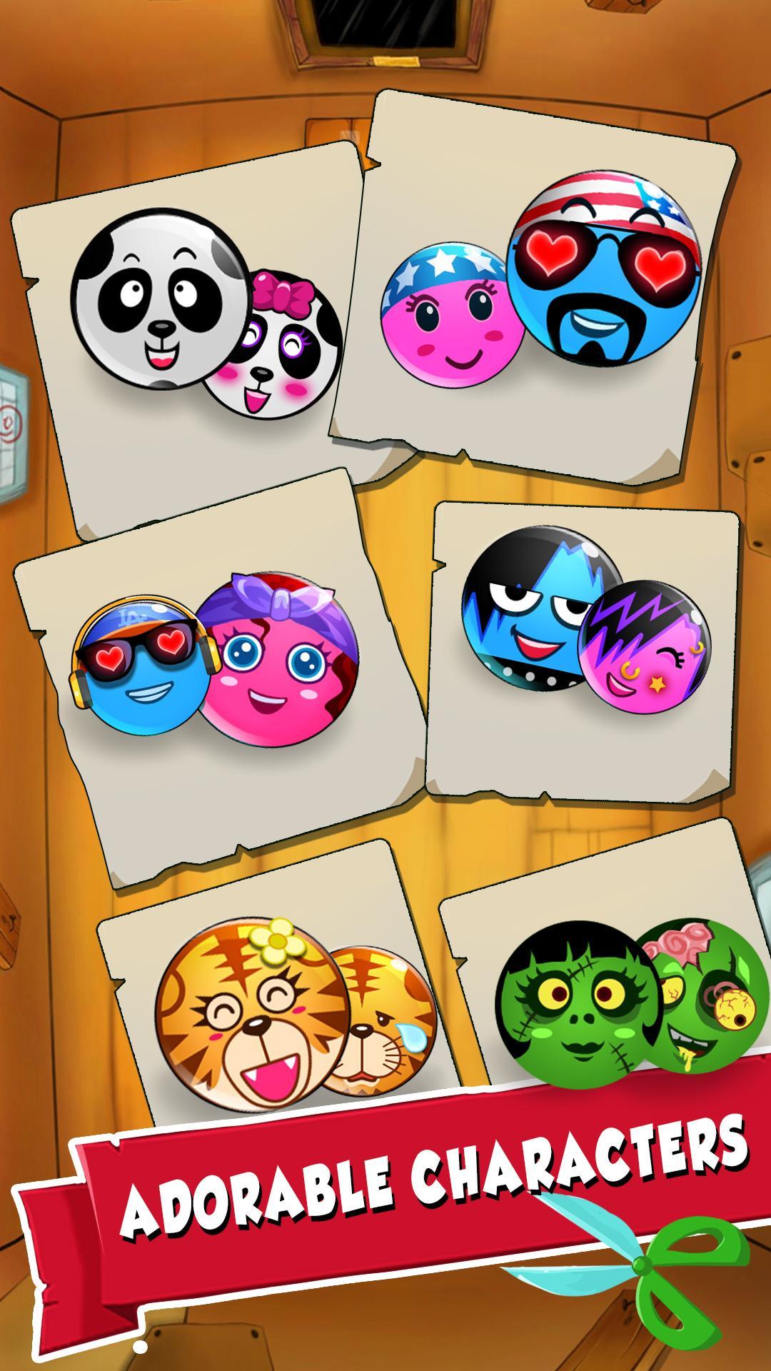 Cuplikan Layar Game Cut the Loveballs