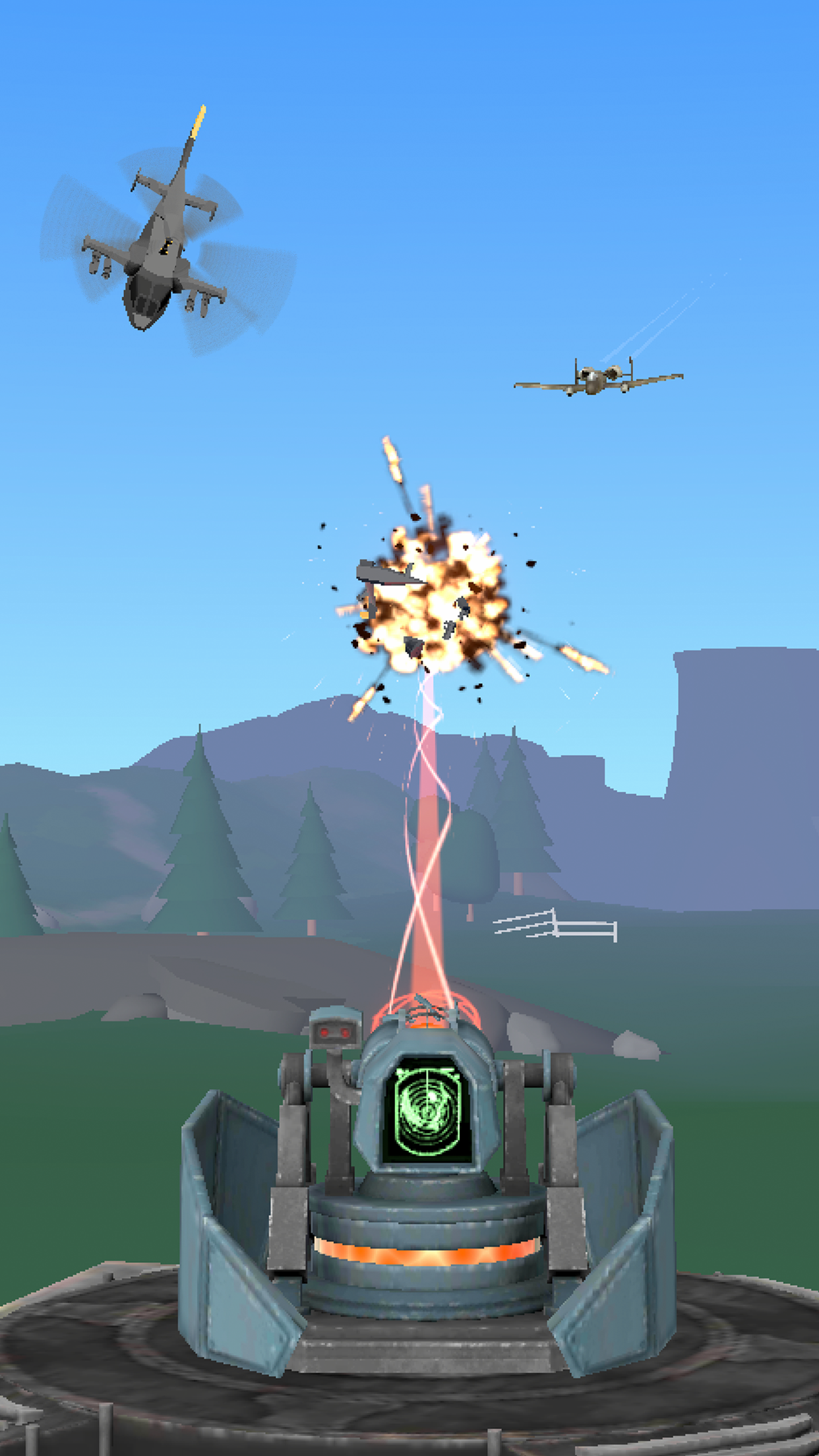Screenshot of Air Defense: Airplane Shooting