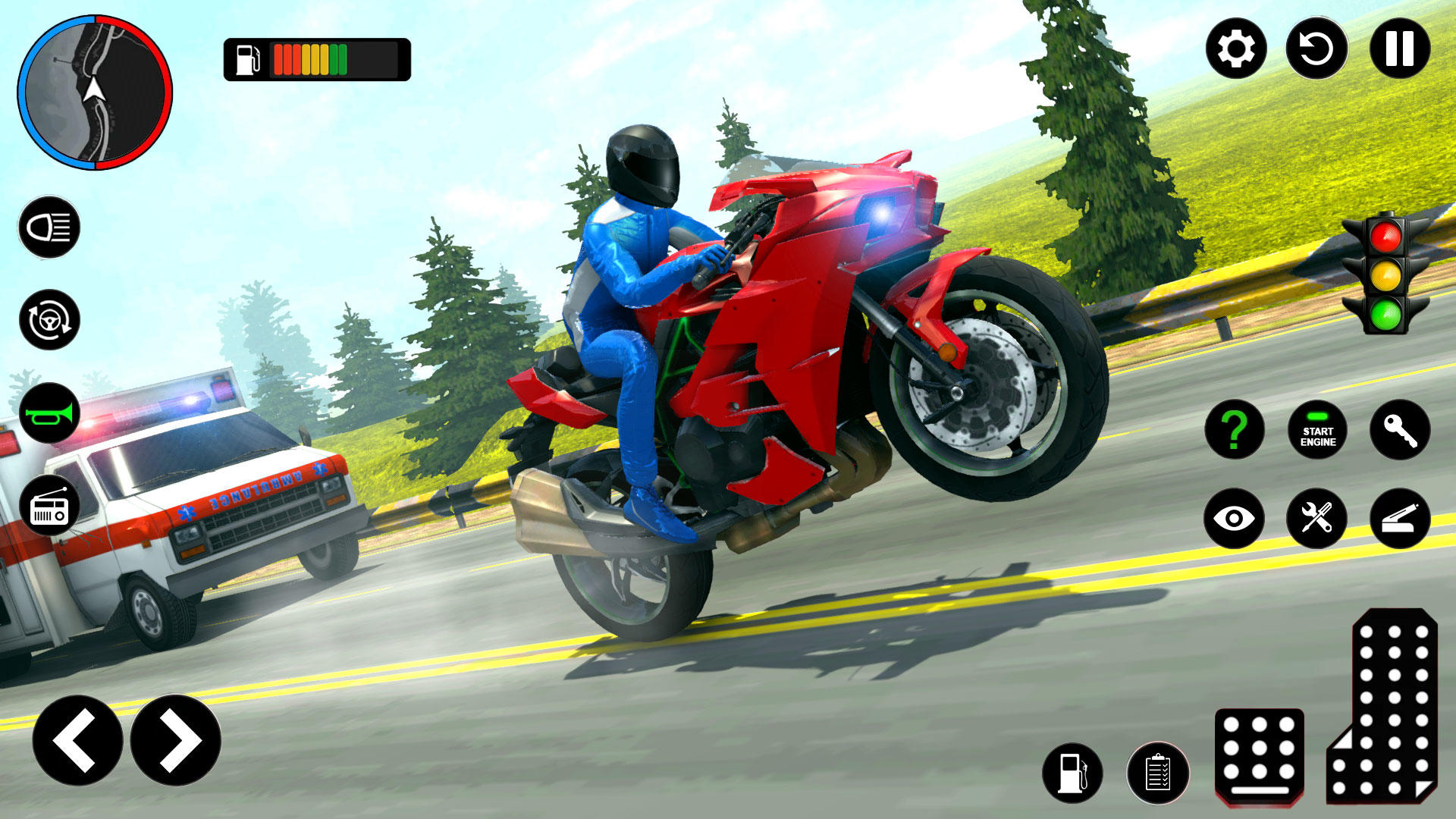 Sports Bike Racing Games 2024 ภาพหน้าจอเกม