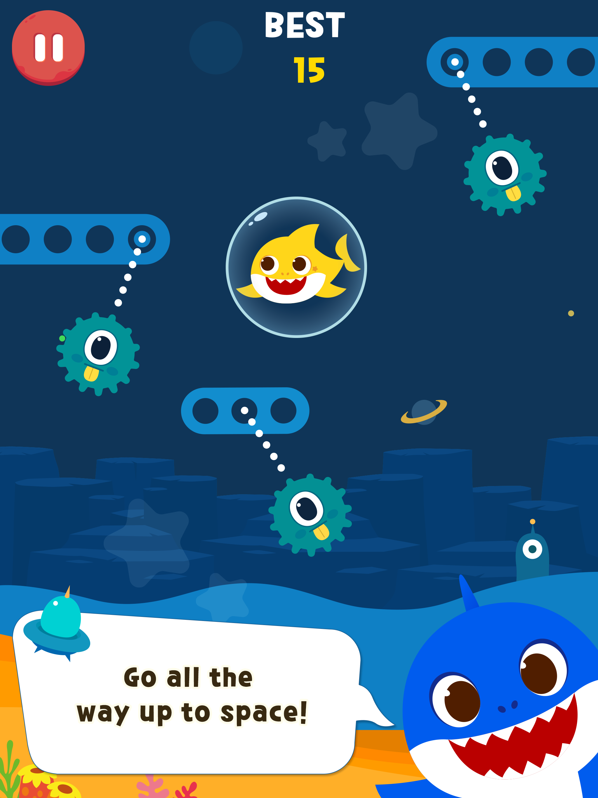 Baby Shark UP Game Screenshot