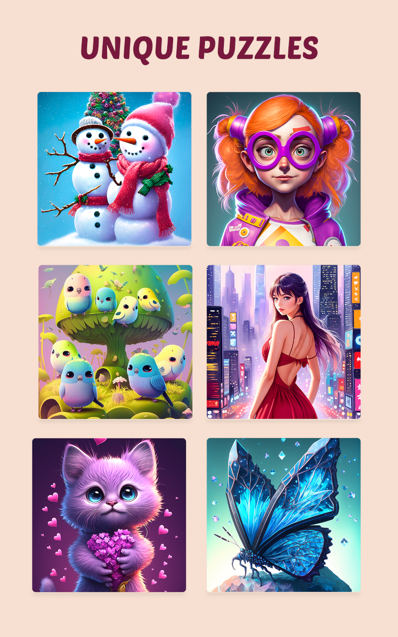 Screenshot of Art Tiles - Jigsaw Puzzles