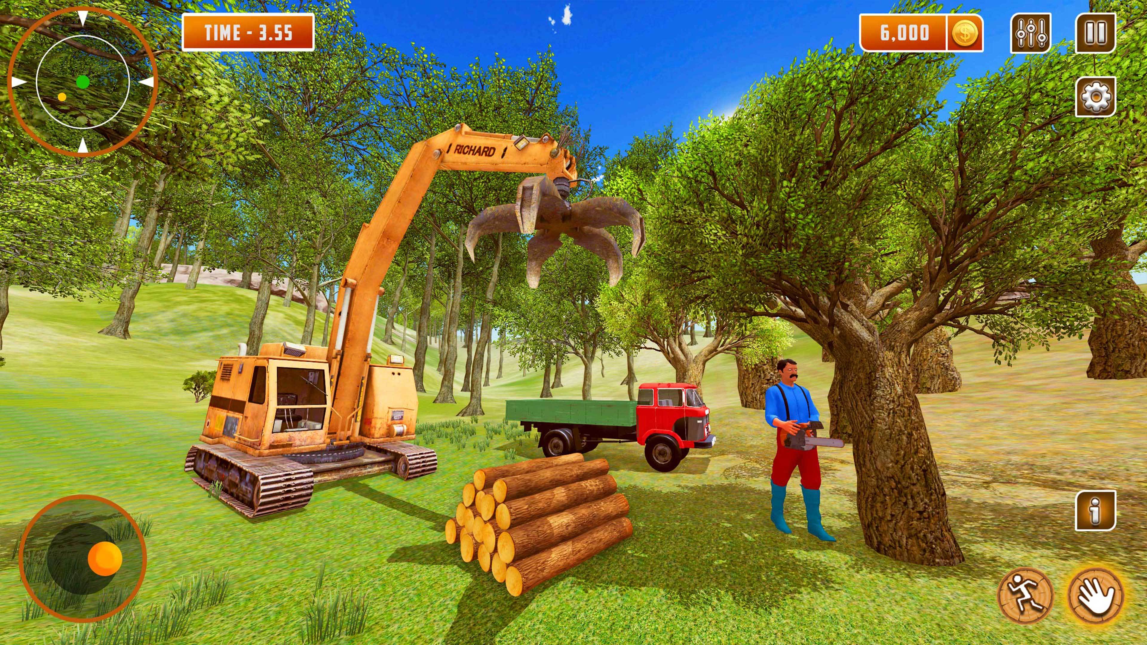 Lumberjack Wood Cutting Games Game Screenshot