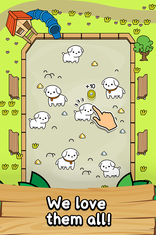 Cuplikan Layar Game Dog Evolution: Idle Merge Game