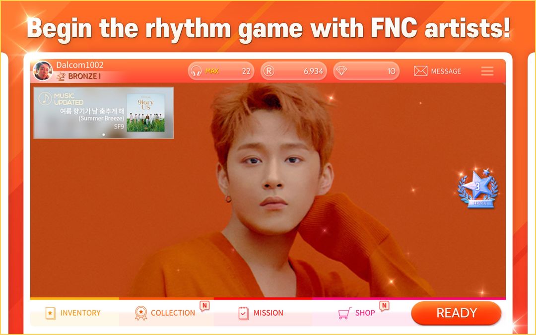 SuperStar FNC screenshot game