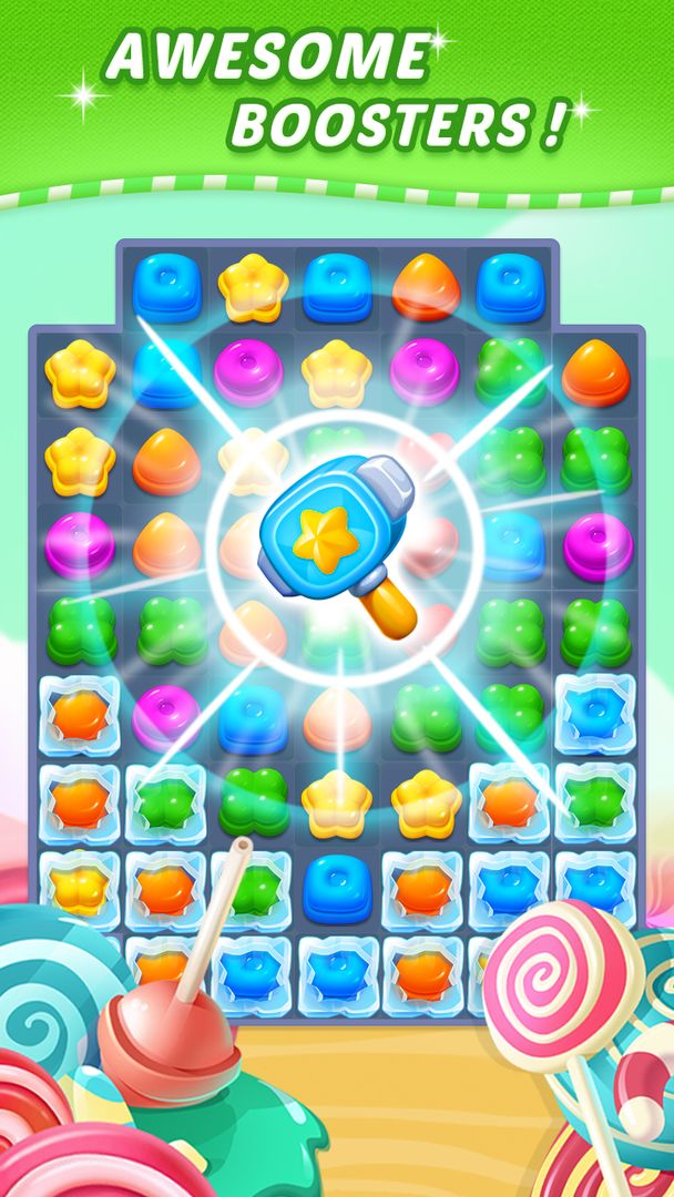 Sweet Candy Puzzle: Crush & Pop Free Match 3 Game screenshot game