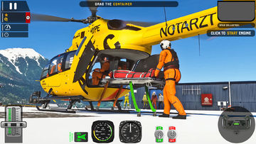 Captura de Tela do Jogo US Helicopter Simulator Games