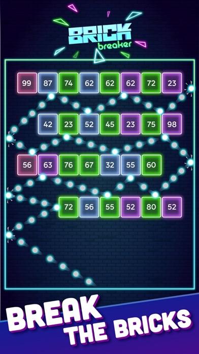 Brick Breaker Glow Ball Crush 遊戲截圖