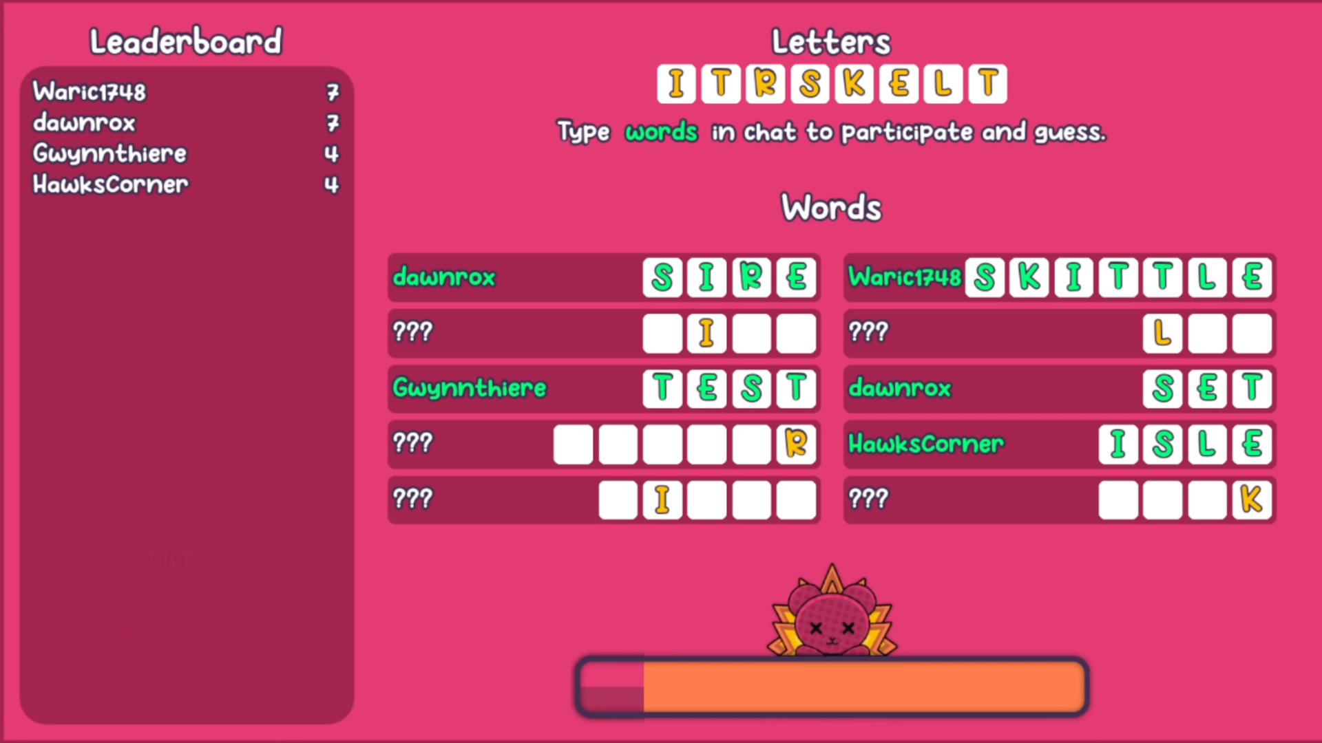 Screenshot of Boom Bears on Stream