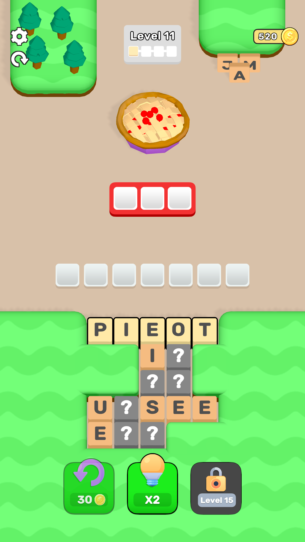 Word Jam Game Screenshot