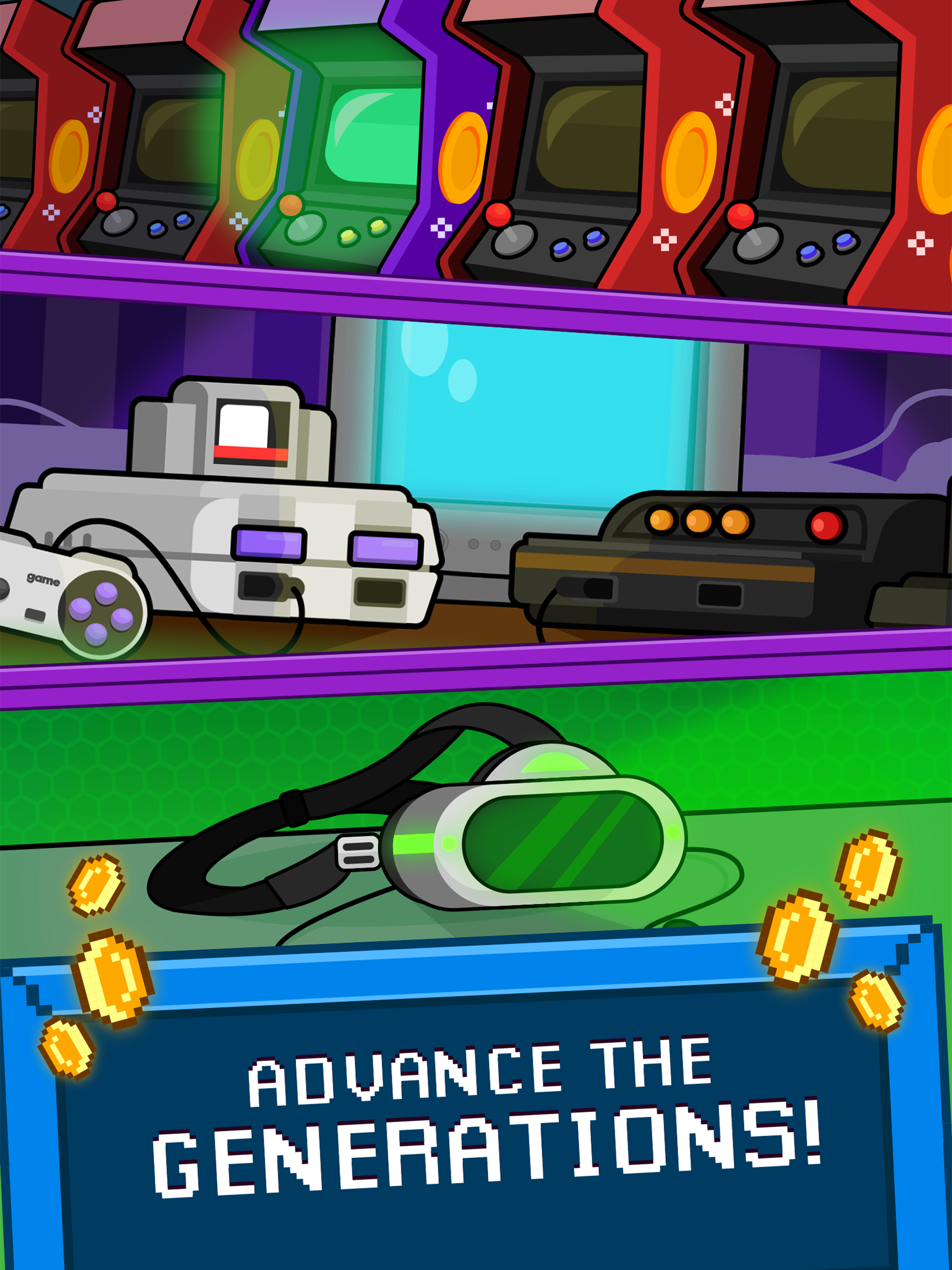 Press Start: Video Game Story Game Screenshot