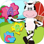 Farm Animal Puzzles - Educational Preschool Learning Games for Kids & Toddlers Free