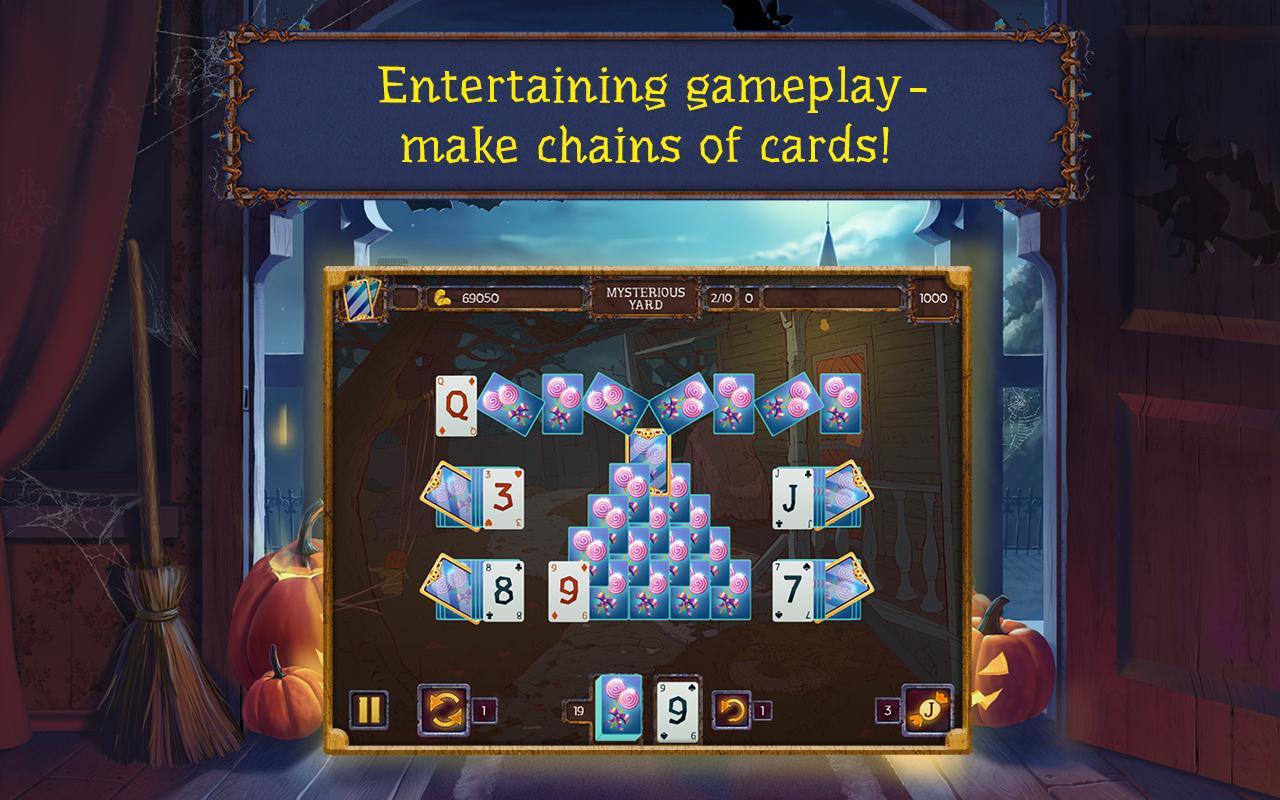 Captura de Tela do Jogo Solitaire game Halloween 2