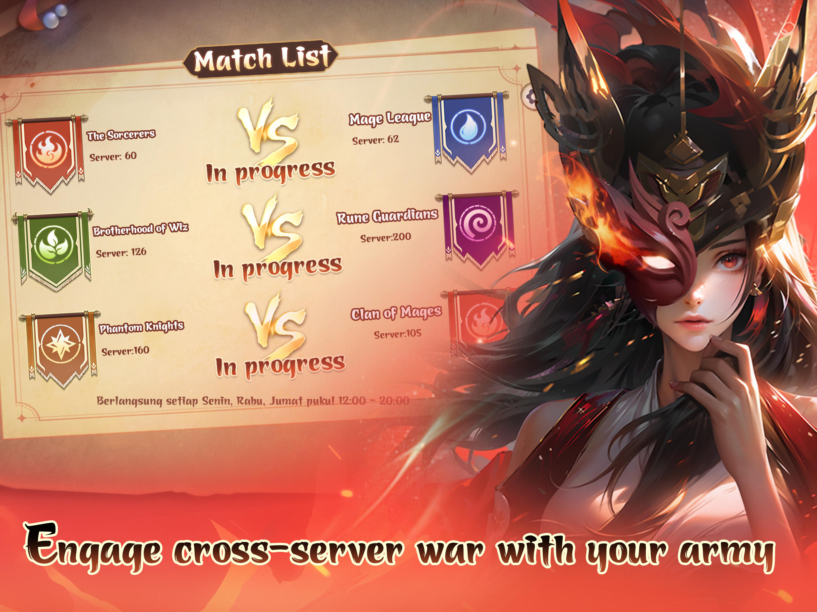 Fantasi Tiga Kerajaan:Perang Game Screenshot