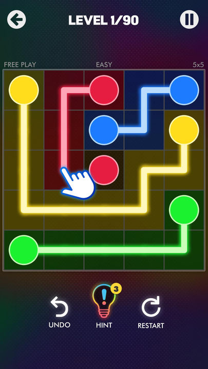 Connect the Dots ภาพหน้าจอเกม