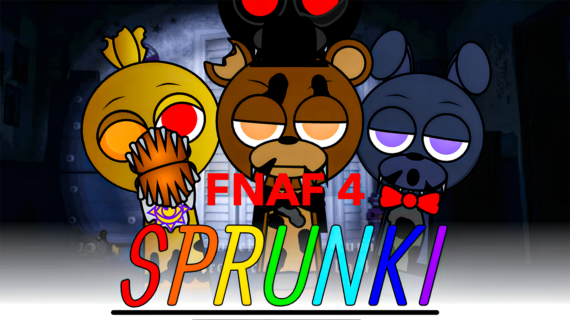Sprunki Fnaf 4 Mod screenshot