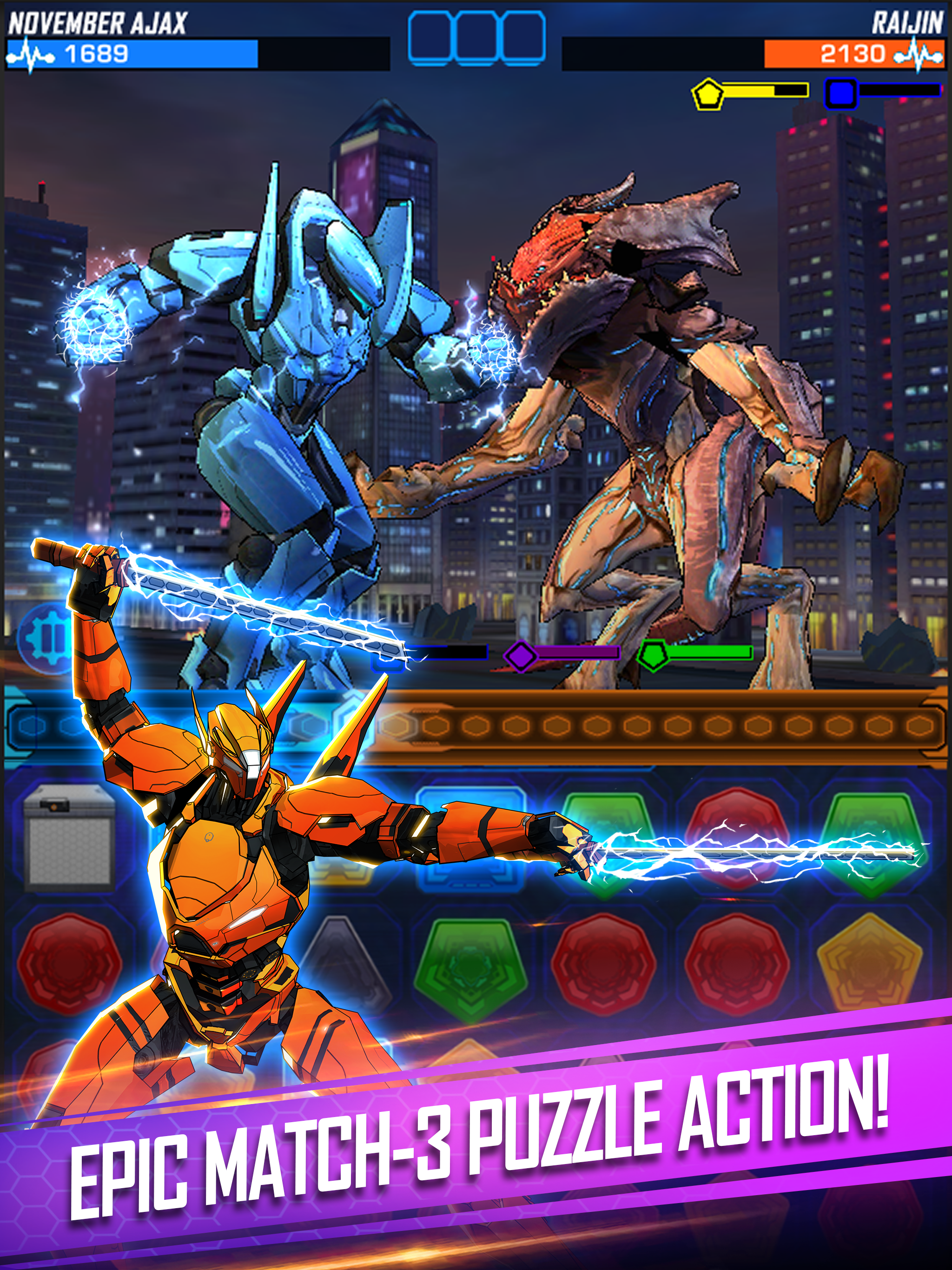 Pacific Rim Breach Wars - Robot Puzzle Action RPG Game Screenshot