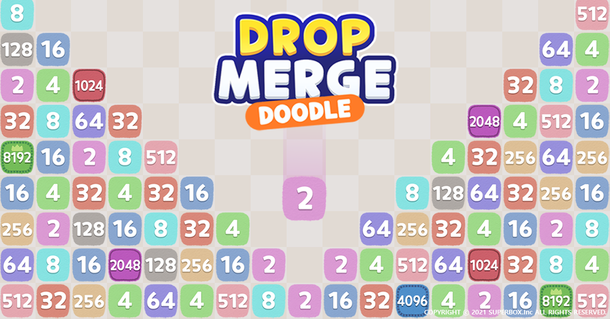 Drop Doodle - 数字パズル ゲームのスクリーンショット