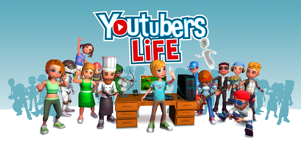 Banner of Youtubers Life：遊戲頻道 - 瘋狂傳播！ 