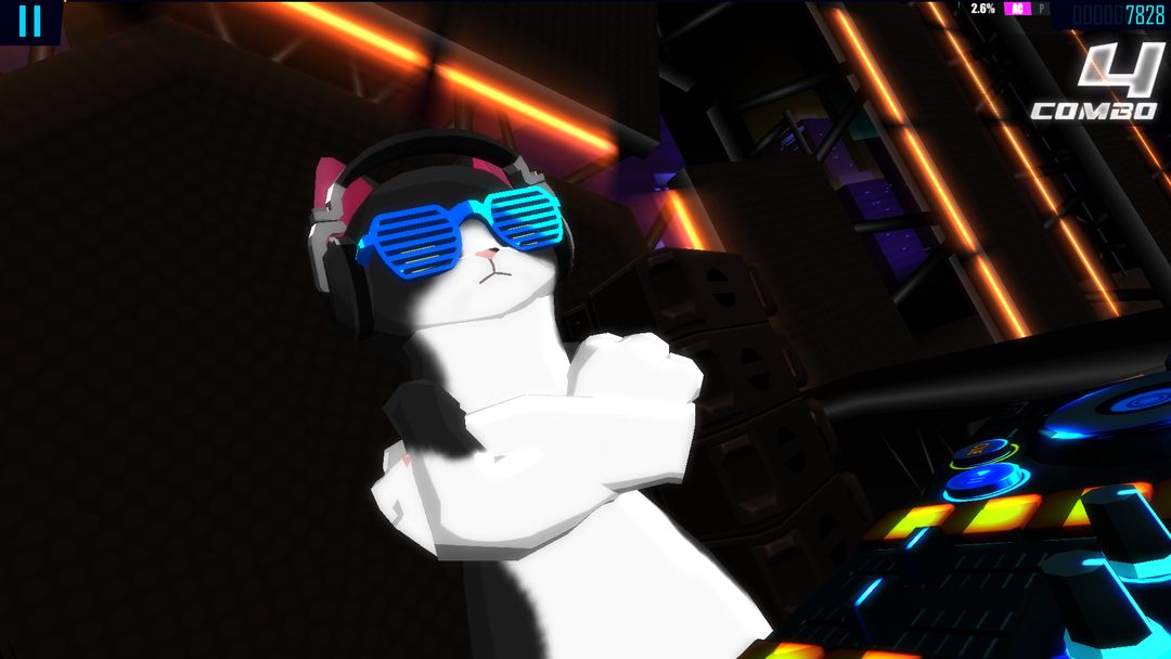 CAT THE DJ - Real DJing Game 게임 스크린 샷