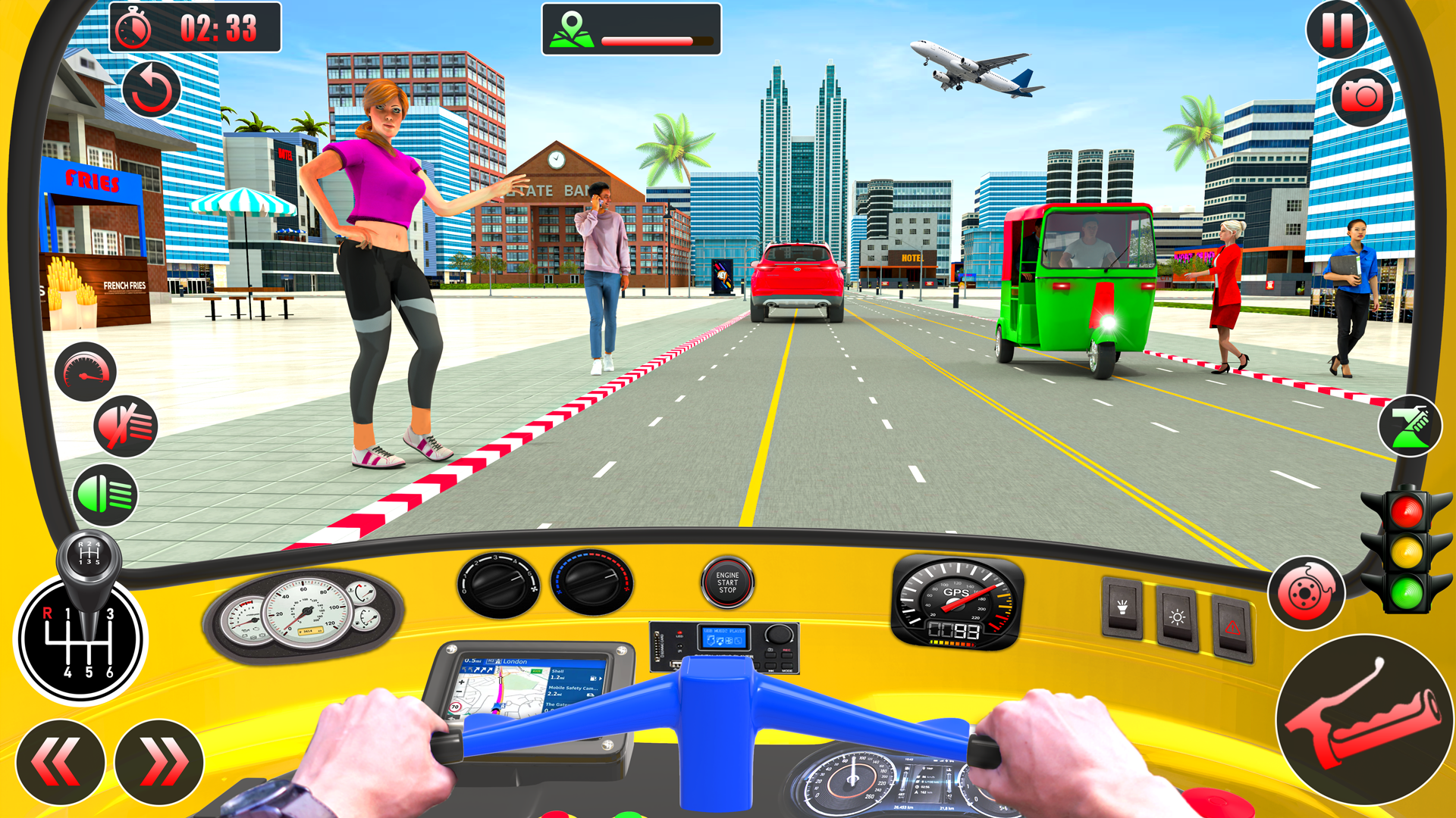 Tuk Tuk Rikshaw Auto Game ภาพหน้าจอเกม