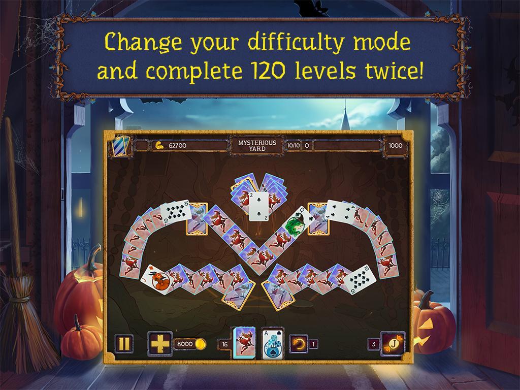 Captura de Tela do Jogo Solitaire game Halloween 2