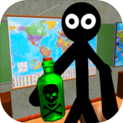 Stickman Teacher. Neighbor School Escape 3D