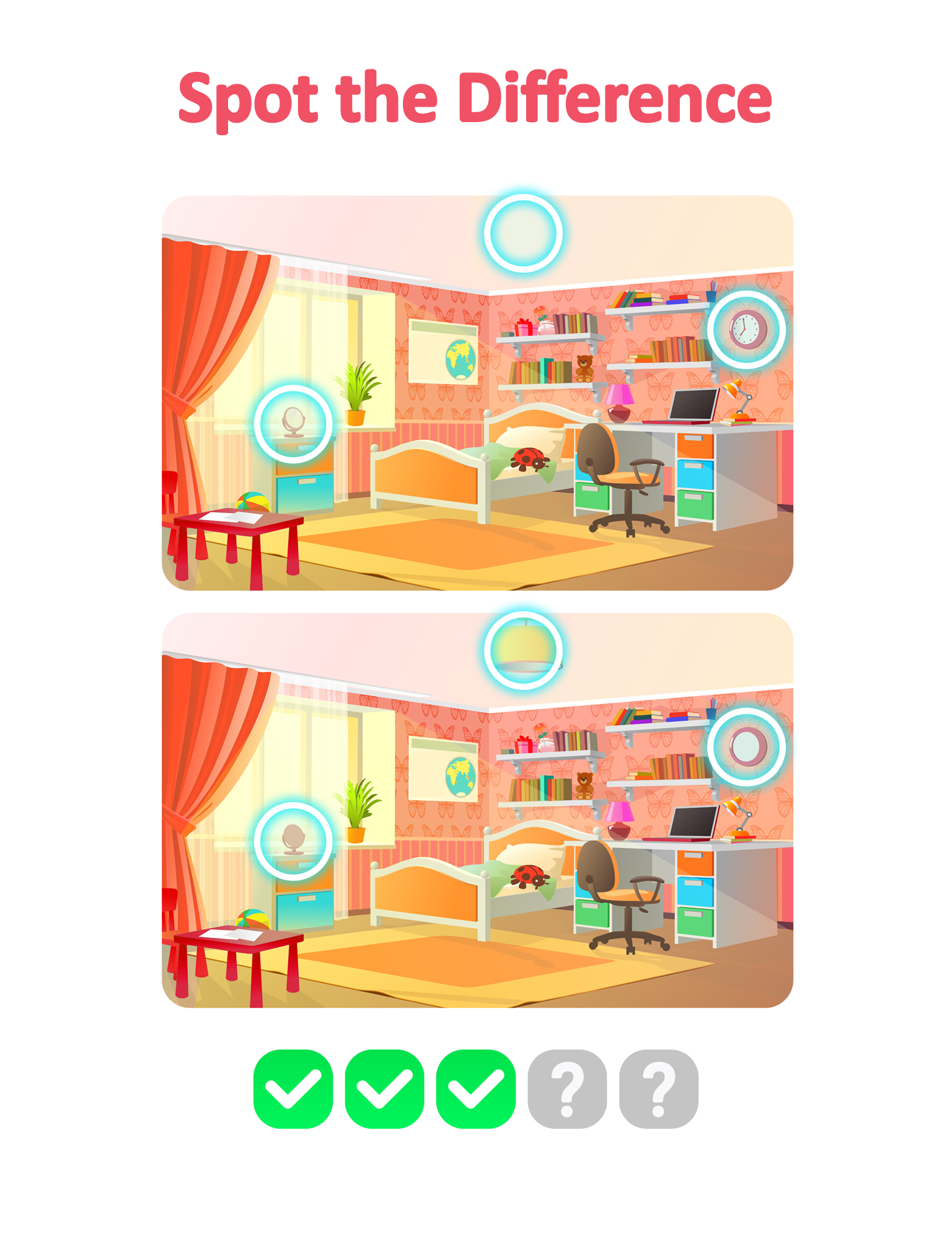 Find The Differences Game Screenshot
