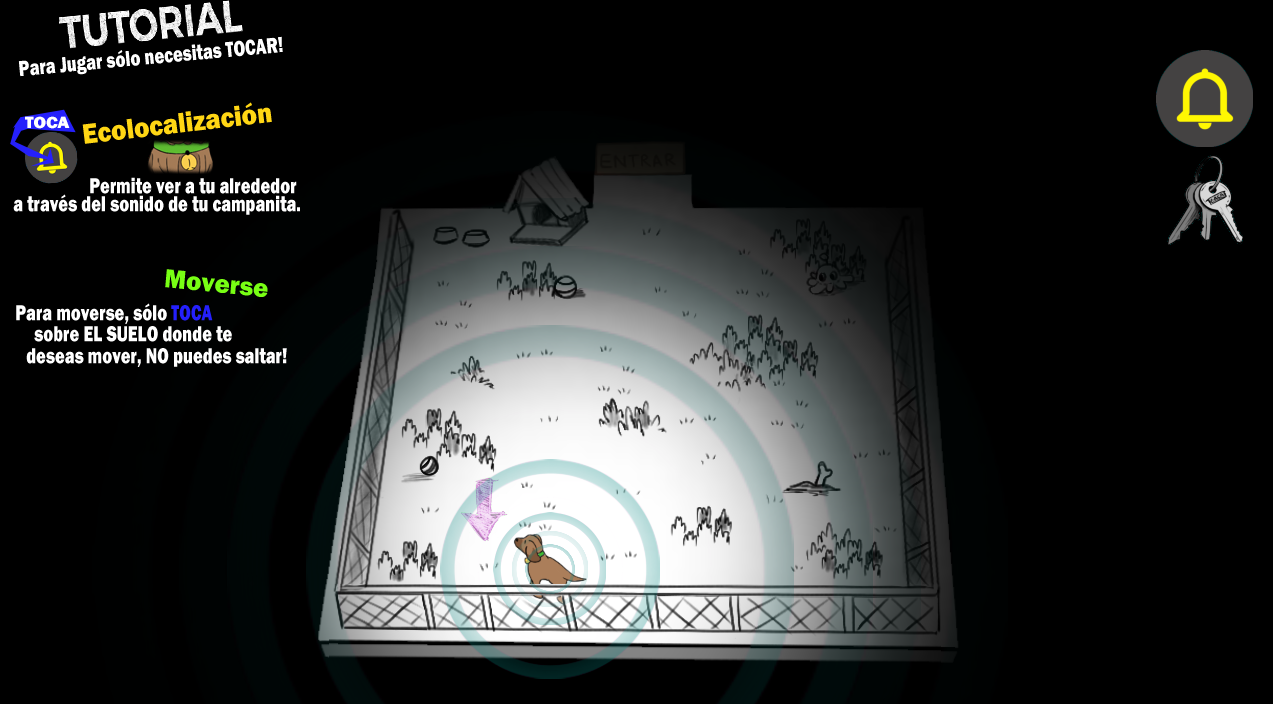 Blinded: The Blind Puppy Game Screenshot