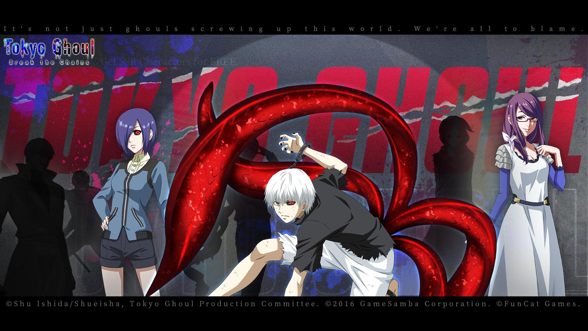 Banner of Tokyo ghoul : break the chains 