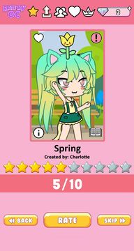 Rate My OC Game Screenshot