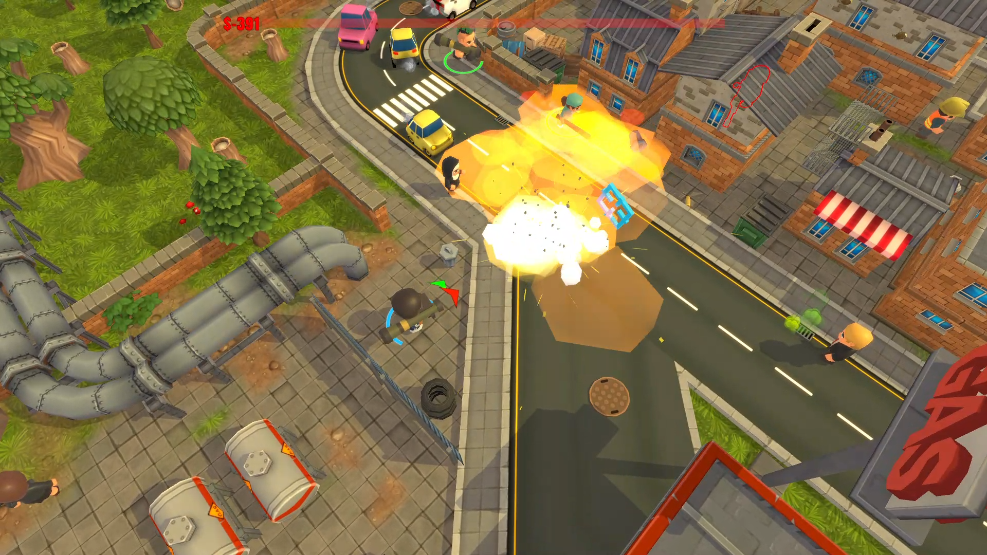 Rebel! ภาพหน้าจอเกม