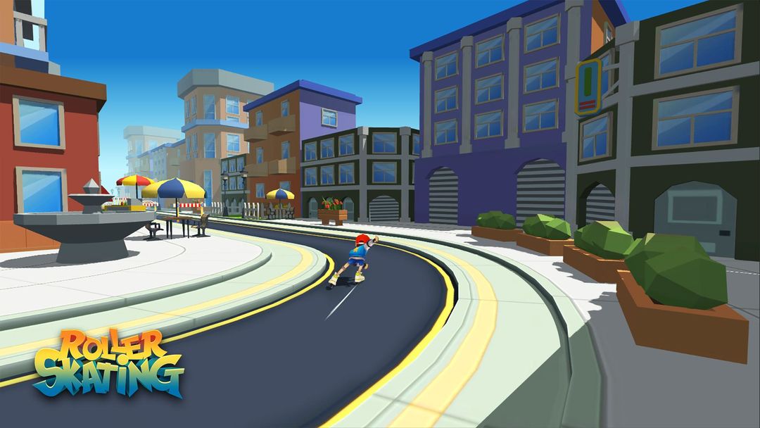 Roller Skating 3D 게임 스크린 샷