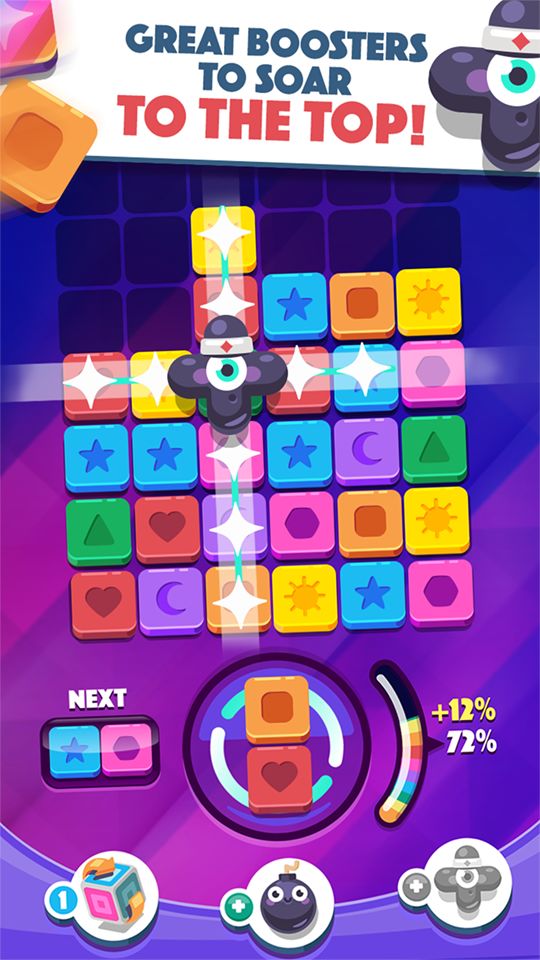 Screenshot of Drop It! Crazy Color Puzzle