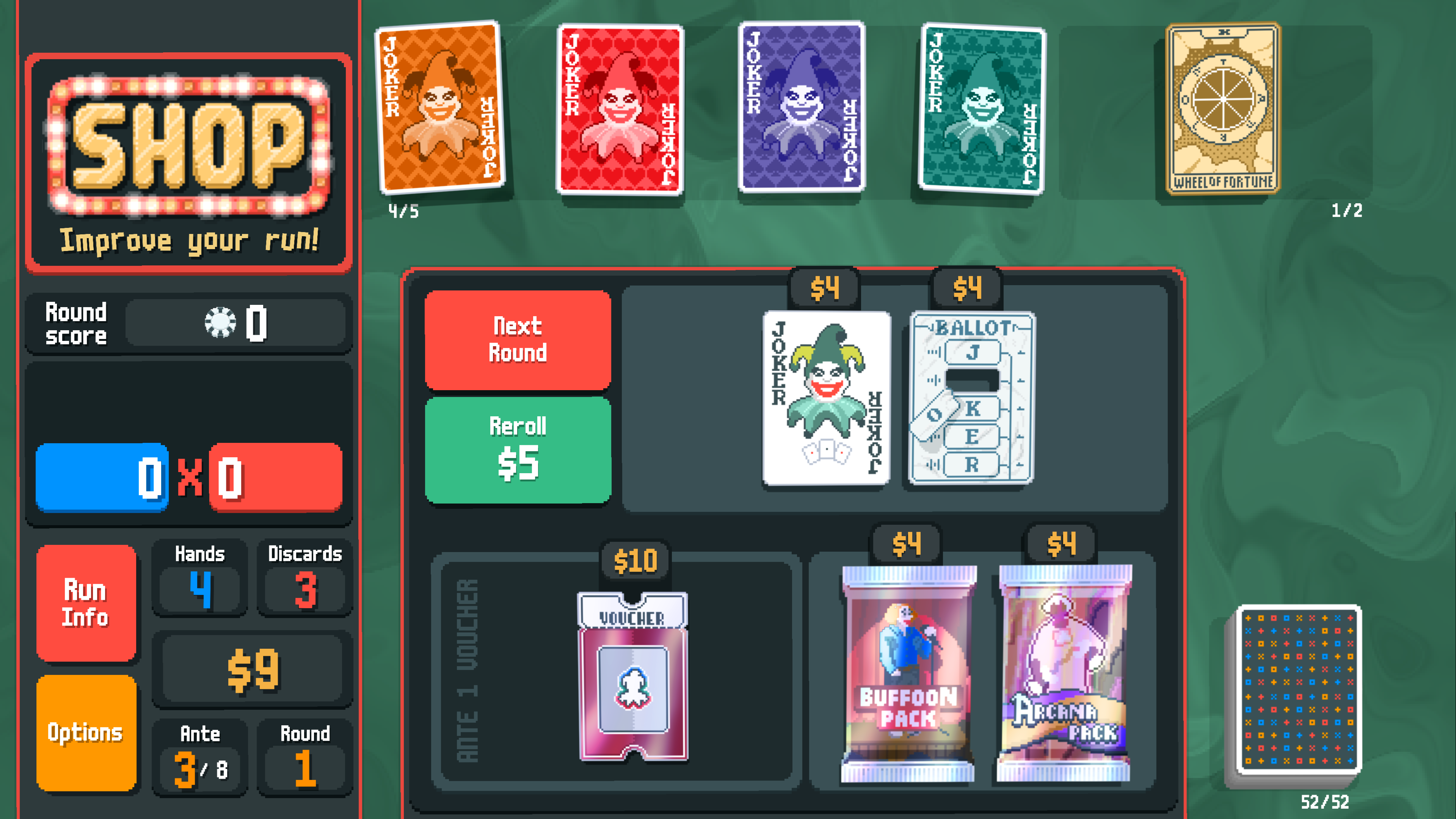 Balatro Game Screenshot