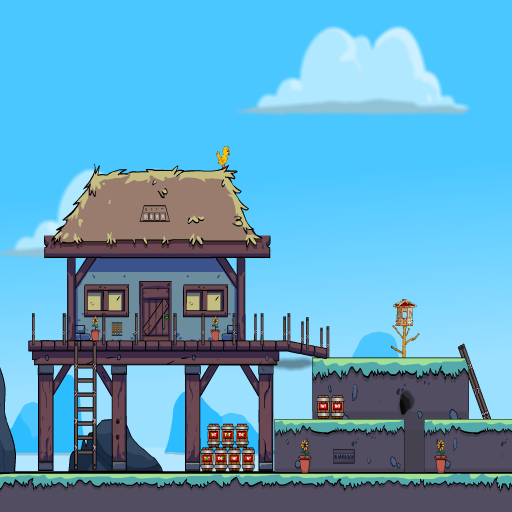 Aboriginal Man Rescue FromHole Game Screenshot