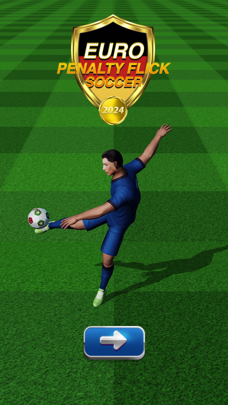 Euro Penalty Flick Soccer Game Screenshot