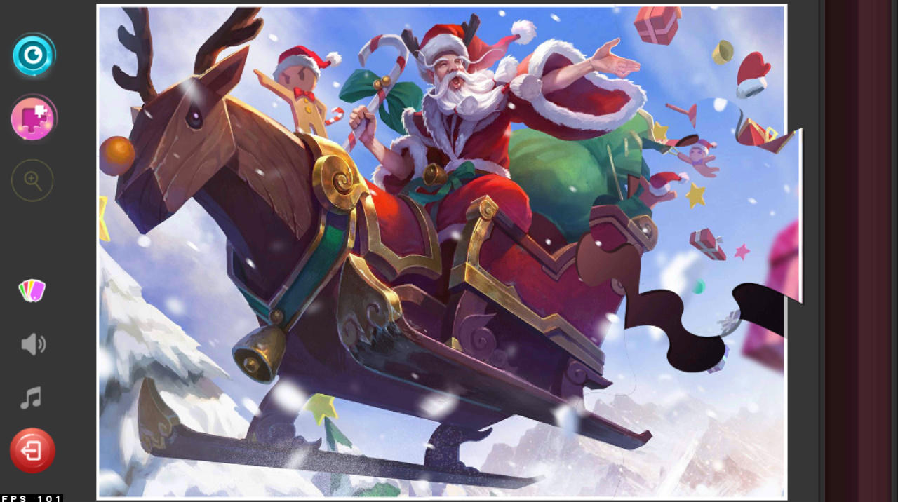 Christmas Jigsaw Puzzle Game Game Screenshot