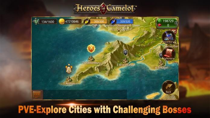 Heroes of Camelot Game Screenshot